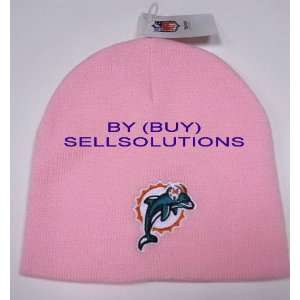  MIAMI DOLPHINS Classic PINK WOMENS Cuffless Embroidered 