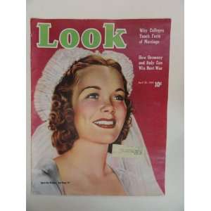 Look Magazine April 25,1939 (Cover Only) /cover, Jane Wyman,Ronald 