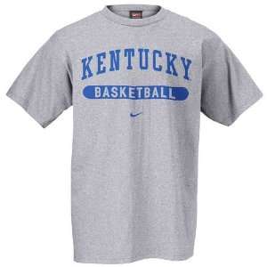  Nike Kentucky Wildcats Ash Basketball T shirt Sports 
