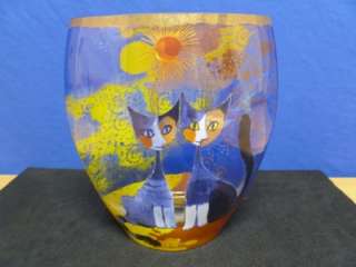 Goebel Rosina Wachtmeister Glass Vase Romantico S64  
