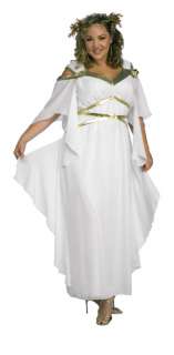 WOMENS PLUS SIZE ROMAN GODDESS DRESS HALLOWEEN COSTUME  