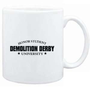  Mug White  Honor Student Demolition Derby University 