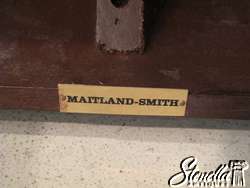   MAITLAND SMITH Demilune 1/2 Round Regency Style Hall Foyer Table ~ NEW