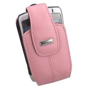  Brand New OEM Blackberry Curve Pink Leather Swivel Holster 
