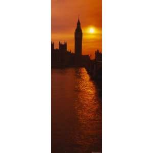 Big Ben at Sunset, House of Parliament, London, England Photographic 