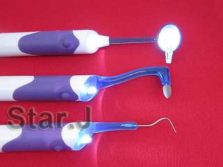 LED Professional Dental Oral Tool Kit, 3 in 1 Pack, More value and DIY 