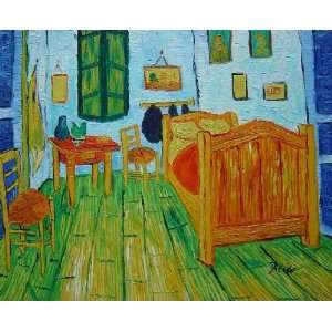  Vincents Bedroom in Arles, Van Gogh Oil Painting 20 x 24 