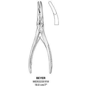 Bone Rongeurs, Beyer   Double action, curved tip, 7, 18 