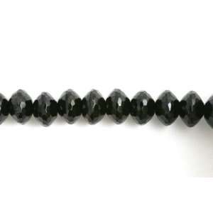 Black Onyx Beads Rondelle Disk Faceted 14x10mm [10 strands wholesale 
