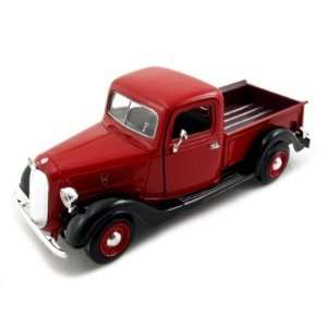    1937 Ford Pickup Truck Red 1:24 Diecast Car Model: Toys & Games