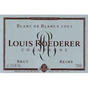  2004 Louis Roederer Blanc De Blancs 750ml Grocery 