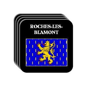 Franche Comte   ROCHES LES BLAMONT Set of 4 Mini Mousepad Coasters
