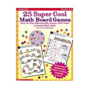   978 0 590 37872 7 25 Super Cool Math Board Games