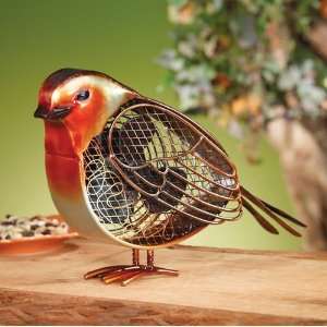  9 Hand Sculpted Robin Bird Table Top Figure Fan: Home 