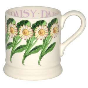 Emma Bridgewater Flowers Daisy 1/2 Pint Mug:  Kitchen 