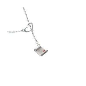  Diploma Heart Lariat Charm Necklace: Arts, Crafts & Sewing