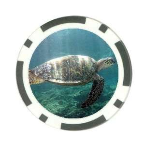  Sea Turtle Poker Chip Card Guard Great Gift Idea 
