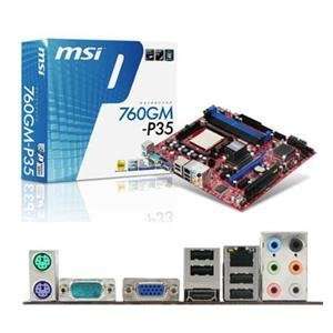  MSI, ATX AM3 760 DDR2 PCIEx (Catalog Category Motherboards 