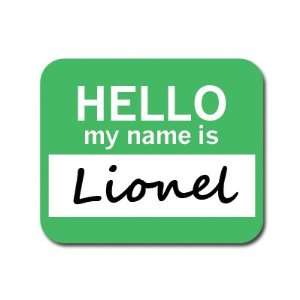  Lionel Hello My Name Is Mousepad Mouse Pad