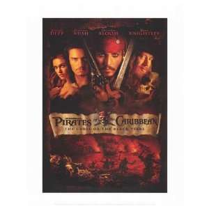   Caribbean: The Curse Of The Black Pearl Movie Poster, 11 x 14 (2003