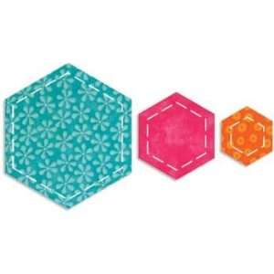   ! Fabric Cutter 2, 3, and 5 Hexagons Die   55011: Home Improvement