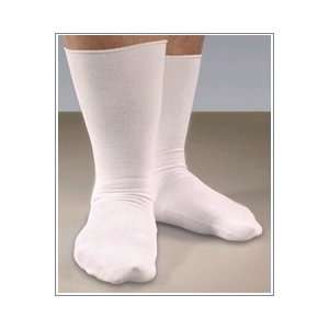  GreaterFeet Diabetic Stretch Socks, Crew, Unisex, Size 9 