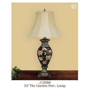    The Garden Porcelain Lamp 32 H by JB Hirsch