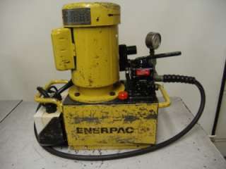 ENERPAC HYDRAULIC PUMP 120V SERIES 3000 10,000 PSI WORKS GREAT  