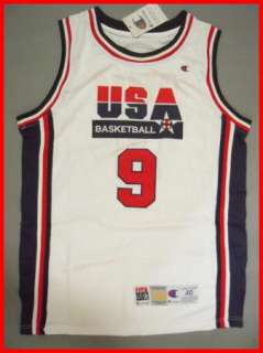 Michael Jordan #9 Team USA White Basketball Jersey  