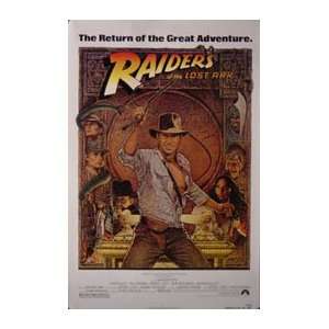   Jones RAIDERS OF THE LOST ARK (R 1982) Movie Poster