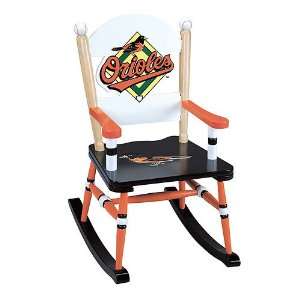 Guidecraft MLB Baltimore Orioles Rocking Chair