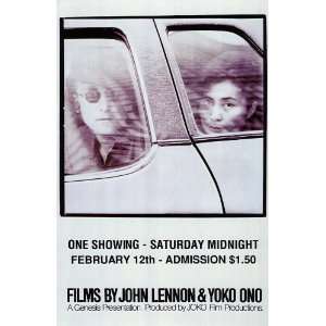  Films By John Lennon & Yoko Ono Movie Poster (11 x 17 