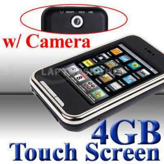   LCD Touch Screen 4GB 4G MP3 MP4 Player FM Camera Free Touch pen  
