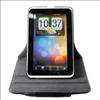 HTC Flyer 360° Rotating Stand Leather Cover Case With Stand   BLACK 