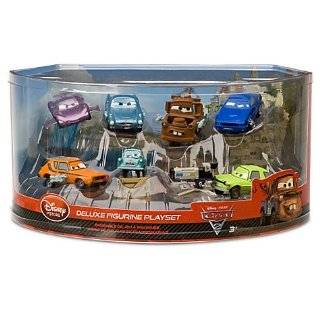  Deluxe Disney Cars 2 Figure Play Set    10 Pc.: Toys 
