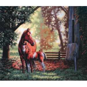  Mare and Foal Kit (horses) (cross stitch) Toys & Games