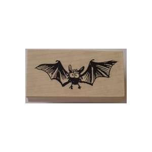  Halloween Bat Rubber Stamp Arts, Crafts & Sewing