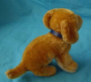 This auction is for a pretty 1950 ies Steiff Dog called Bazi 