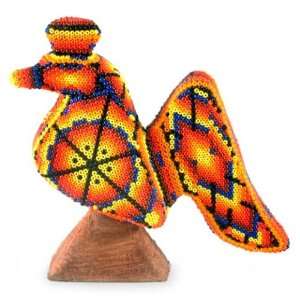  Beadwork figurine, Red Rooster