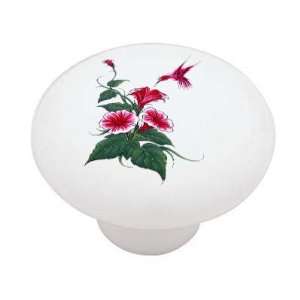  Humming Bird and Flowers Decorative High Gloss Ceramic 