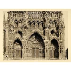  Gothic Facade France Hurlimann   Original Photogravure
