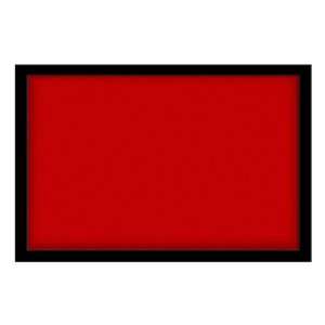  Interior Innovations Red Fabric Bulletin Board (3 W x 2 