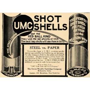  Steel Union Metallic Cartridge   Original Print Ad