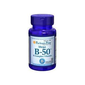  Vitamin B 50 Complex 50 mg 50 Tablets: Health & Personal 