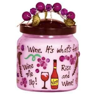   Charmbiance aromARTherapy Wine Time Candle by Meshelle: Home & Kitchen