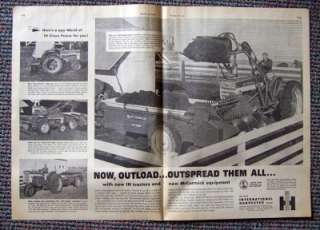 1958 International Harvester Farmall Tractor Ad F 460  