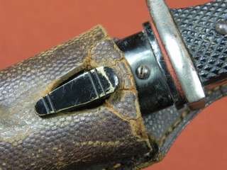   Germany Dress Dagger Bayonet Fighting Knife Scabbard Frog  