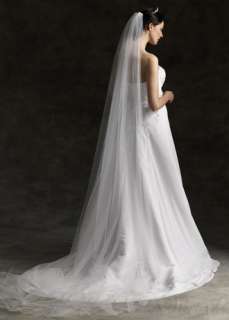 3M Ivory Cathedral Mantilla Wedding Bride Veil w Comb  
