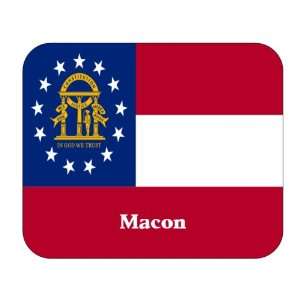  US State Flag   Macon, Georgia (GA) Mouse Pad Everything 