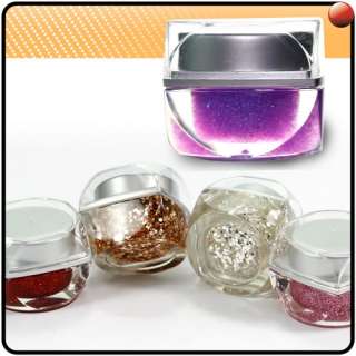   Art Tips Glitter UV Builder Gel Kit+Cleanser Plus Free E42  